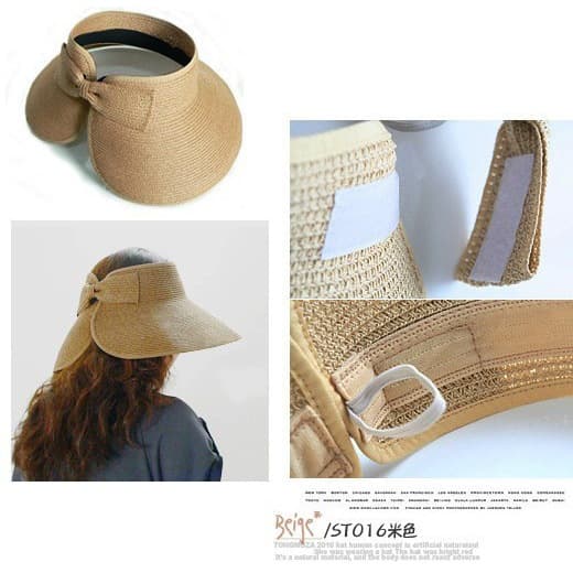 Viseira de Praia Dobravél Ajustável Caimento Natural