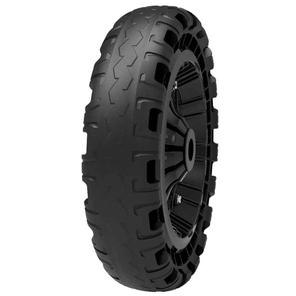 Pneu Roda Completa Flex Border 320 Eixo Universal Para Carrinho De Mão 100Kg 1/2Pol  - 1 - 3/4Pol.