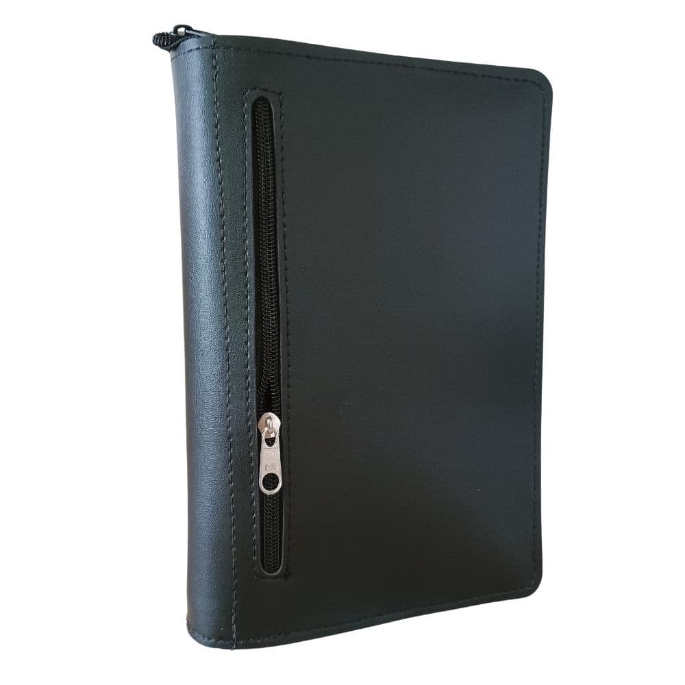 Capa para Bíblia Lisa Sem Escrita Média com Zíper e Bolso Externo Porta Celular - Numero 11