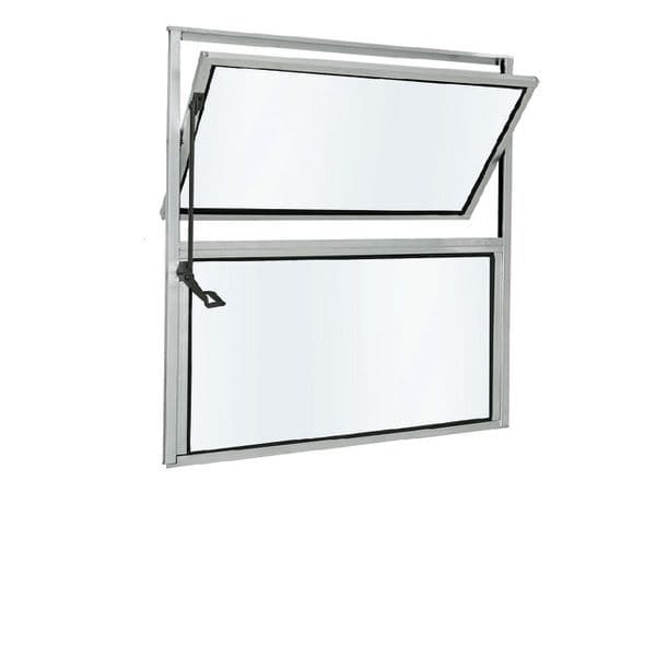 Janela Basculante vitro aluminio 40x40 cm