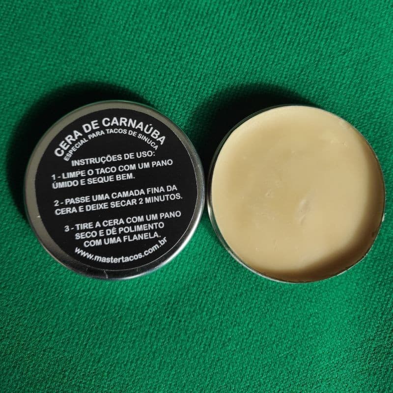 Cera de Carnaúba - Especial para tacos de sinuca