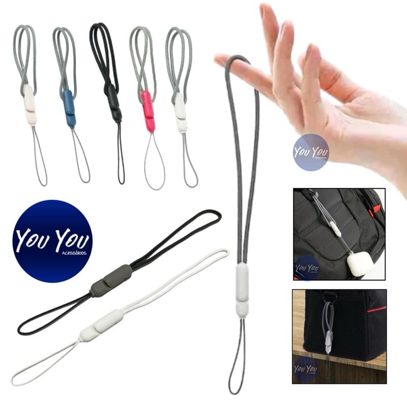 Cordinha de pulso para case de fone sem fio ou celular