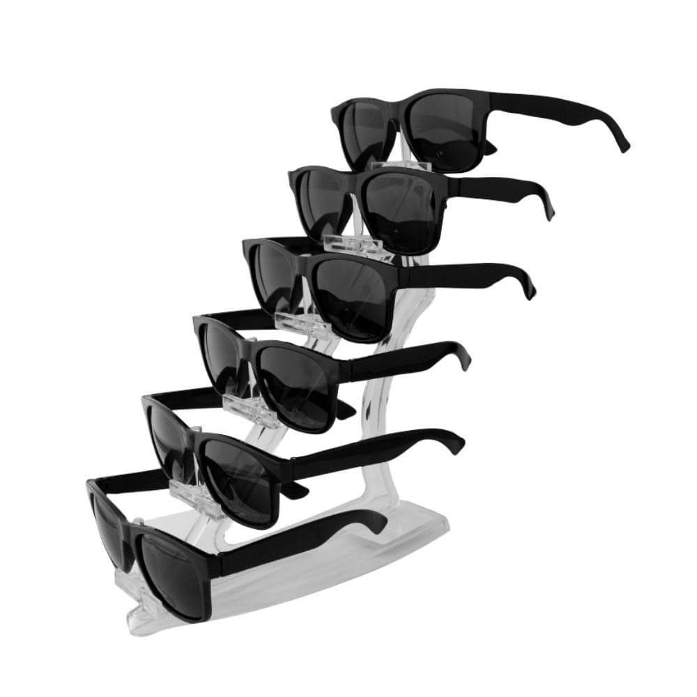 Expositor para 6 Óculos em Acrílico EP6B Transparente
