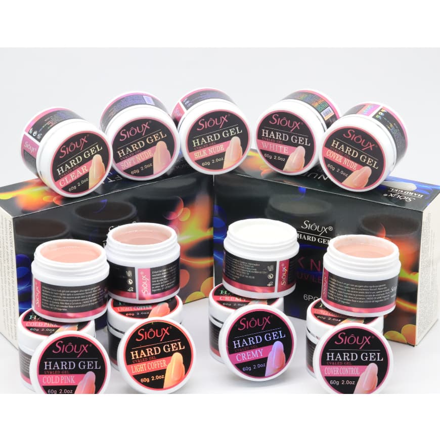 Gel Hard Gel Siôux Uv/led 60g Sioux Para Alongamento De Unhas
