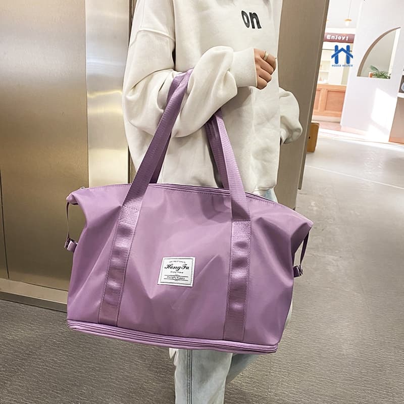 Bolsa Grande de Viagem Multifuncional A Prova D'Água Dobrável Com Grande Capacidade