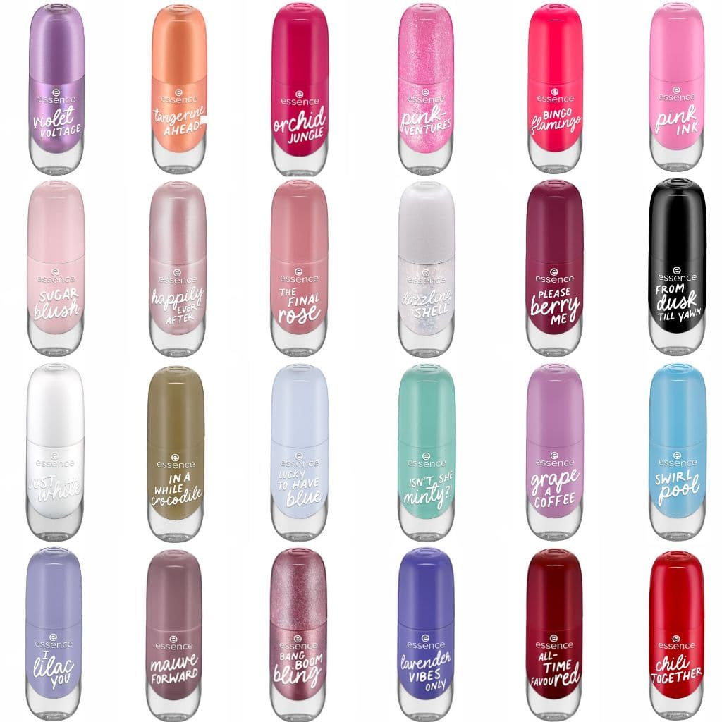 Esmalte de unha com efeito gel essence - Escolha sua cor