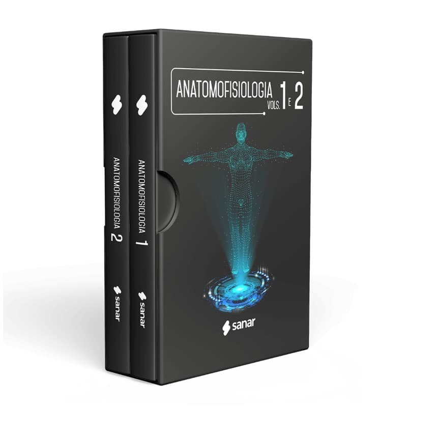 Livro Anatomia e Fisiologia  - Box Volumes 1 E 2 com Imagens de Alta Qualidade