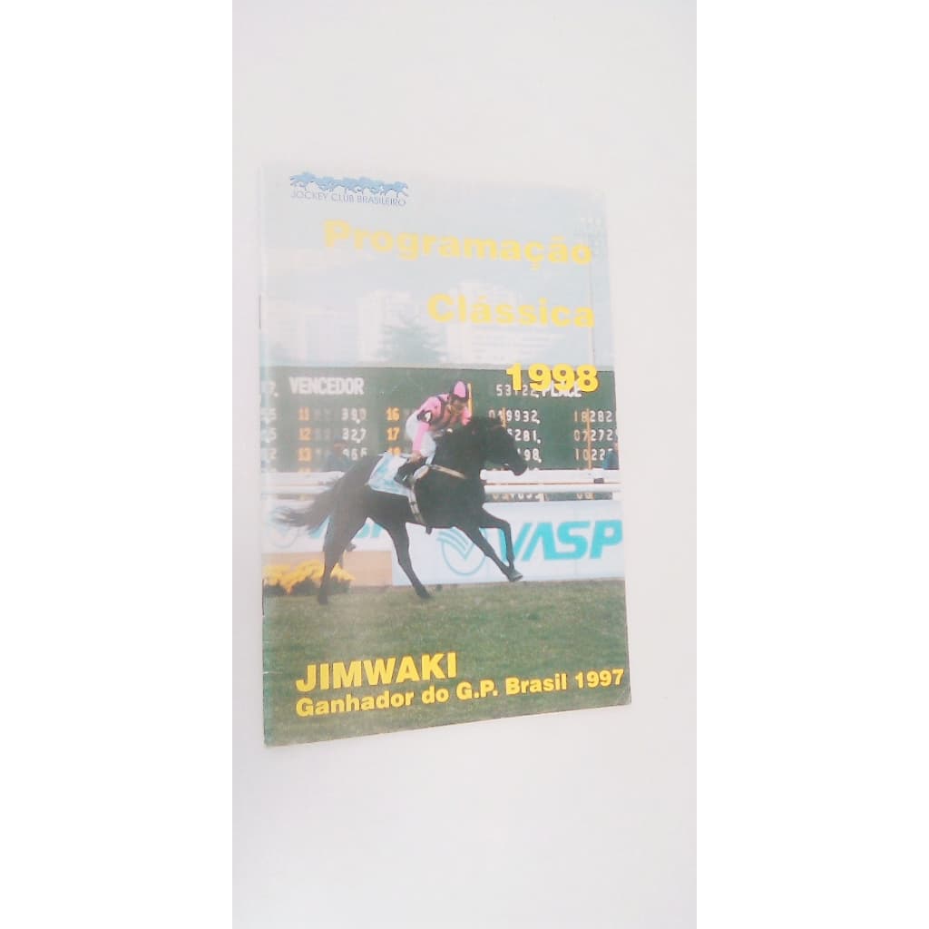 livreto - Jockey Club Brasileiro Programação Clássica 1998