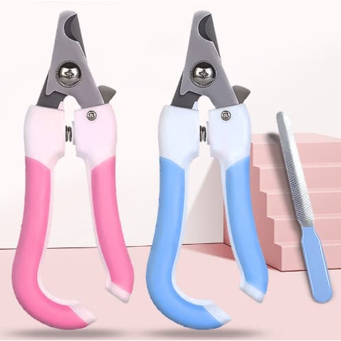 Kit Cortador Alicate De Unha Gatos E Cães Pequeno Porte+lixa 15Cm