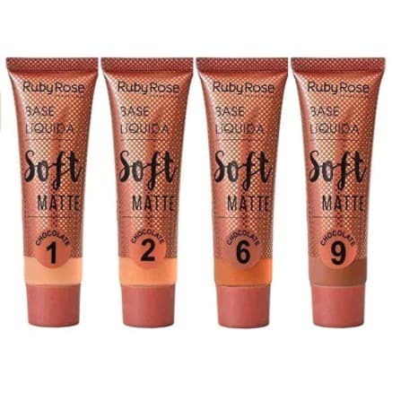 Base Líquida Soft Matte Chocolate  Ruby Rose