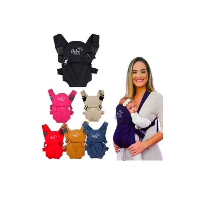 Canguru Passeio Bebe Panda Conforto Segurança Mamãe E Bebe