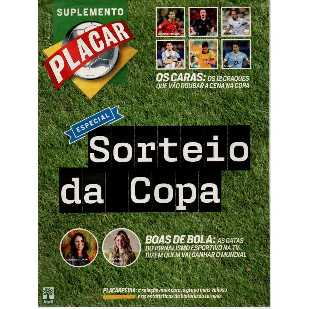 Revista Suplemento Placar, Especial, Sorteio Da Copa