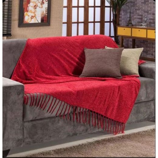 Manta Para Sofá 2,20x1,50m Protetora para Decoração