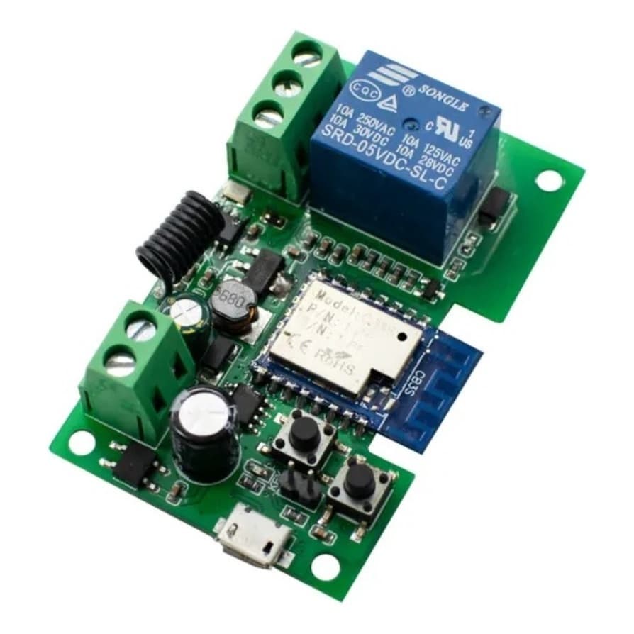 Interruptor Inteligente Pulso Wi-fi Para Automações Portão Garagem Placa Alexa Google Home