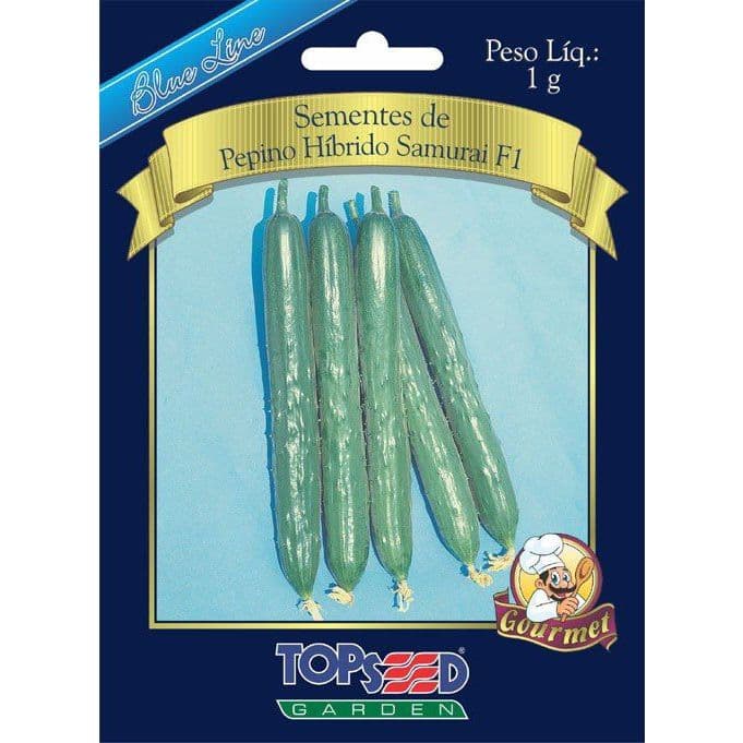 40 Sementes De Pepino Japonês - Hibrido Nagai / NAGAI F1  (12018)