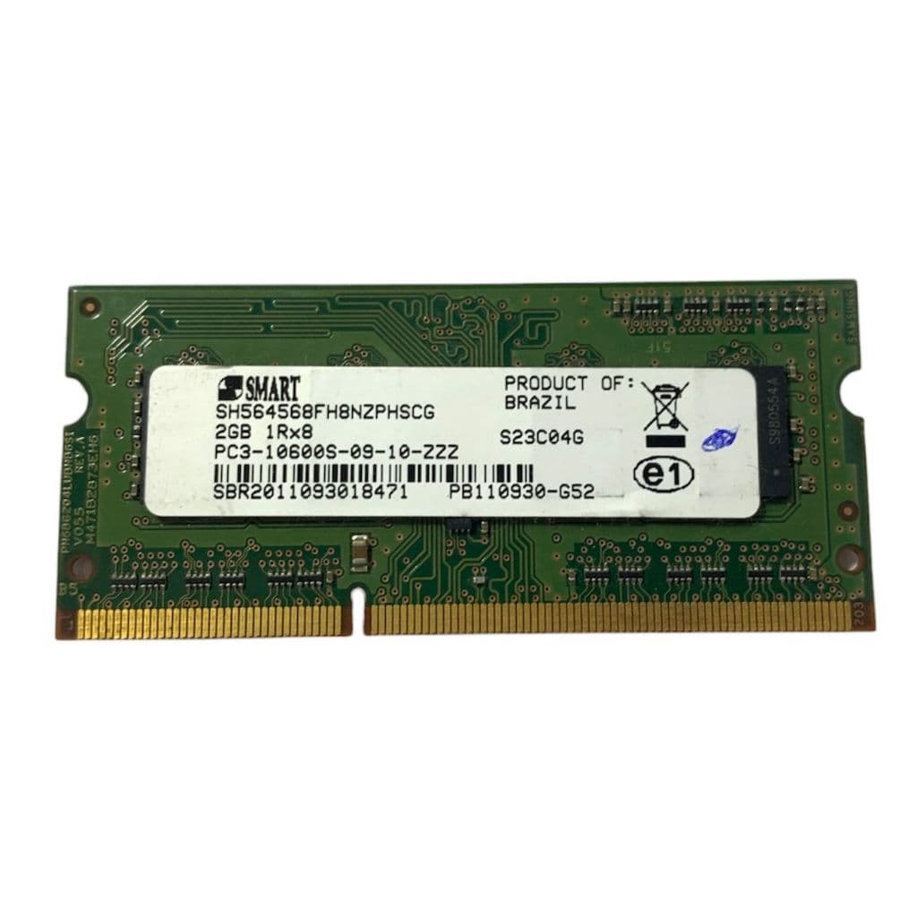 Memória RAM Notebook 2GB DDR3 PC3 10600S 1333MHz 1Rx8