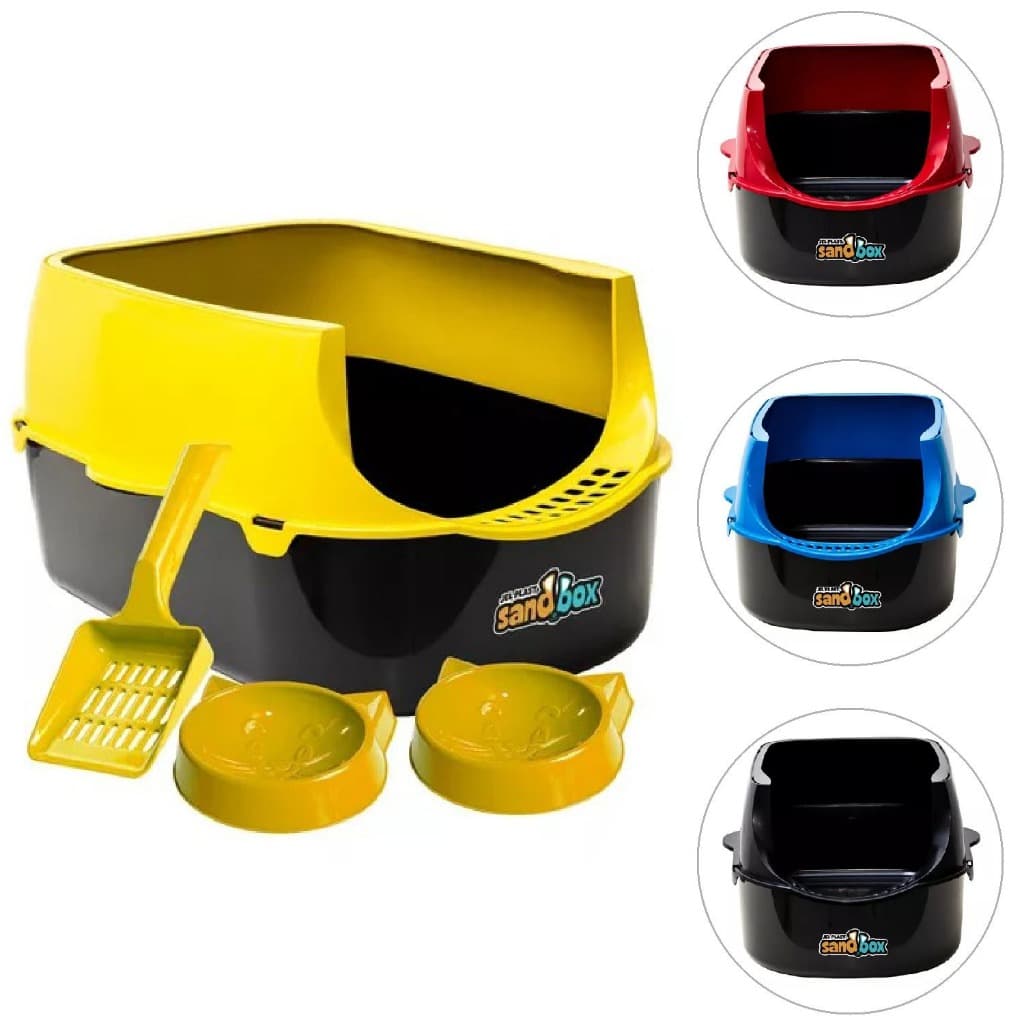 Caixa De Areia Banheiro Gato Sanitário Furba Grande Sandbox