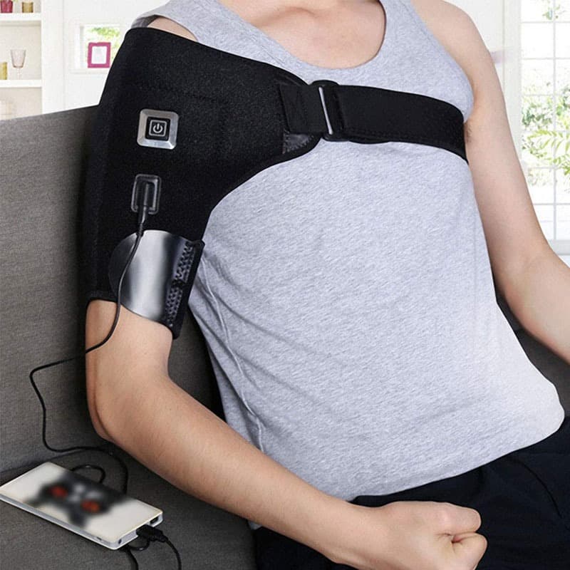 Ombreira De Aquecimento Infravermelho USB Para Alivio De Dores Elétrico Recuperação Bem Estar