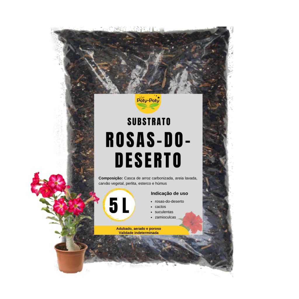 Substrato P/ Rosas do Deserto Caudex C/ Fósforo