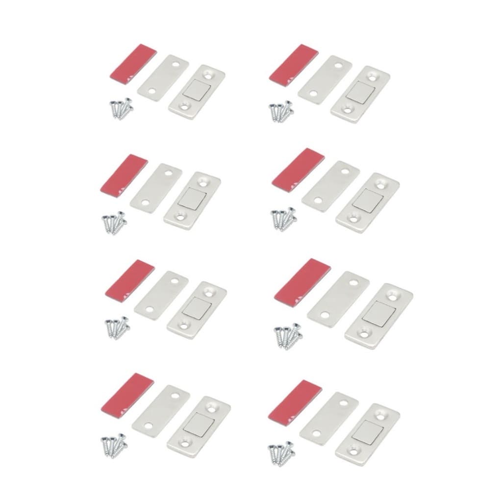 KIT 8 Fecho Magnético De Neodímio Trava P/ Porta Armário Guarda Roupa