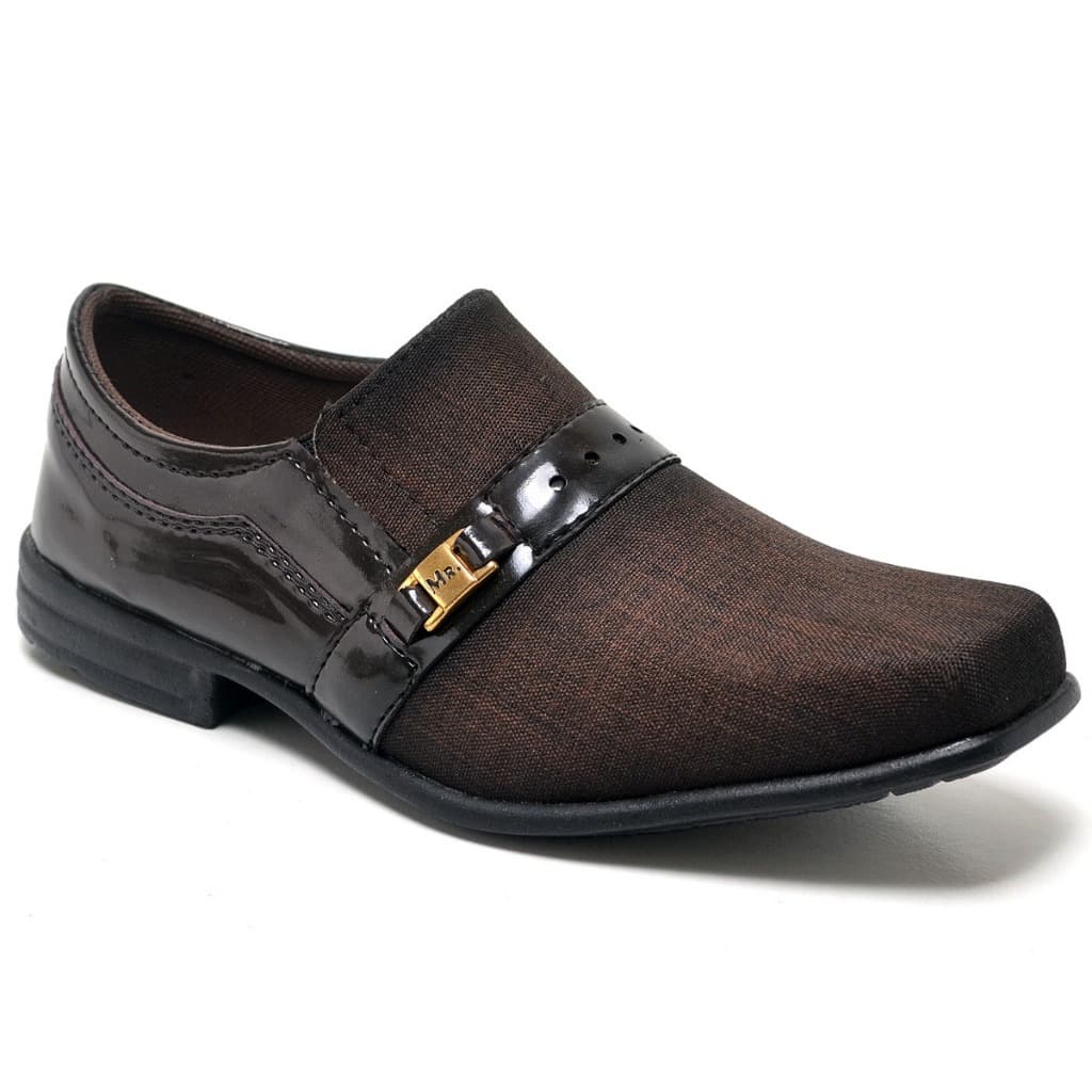 Sapato Social Infantil Masculino Premium Luxo Conforto Casamento Formatura