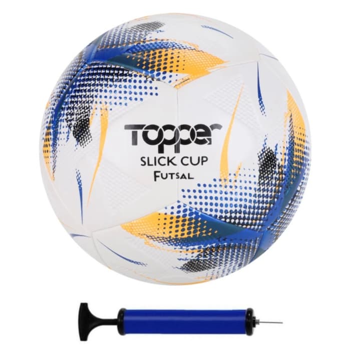 Bola Futebol Slick Campo/Society/Futsal CUP Oficial + Bomba de ar