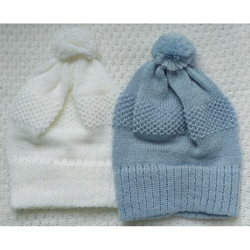 kit 02 toucas tricô bebe