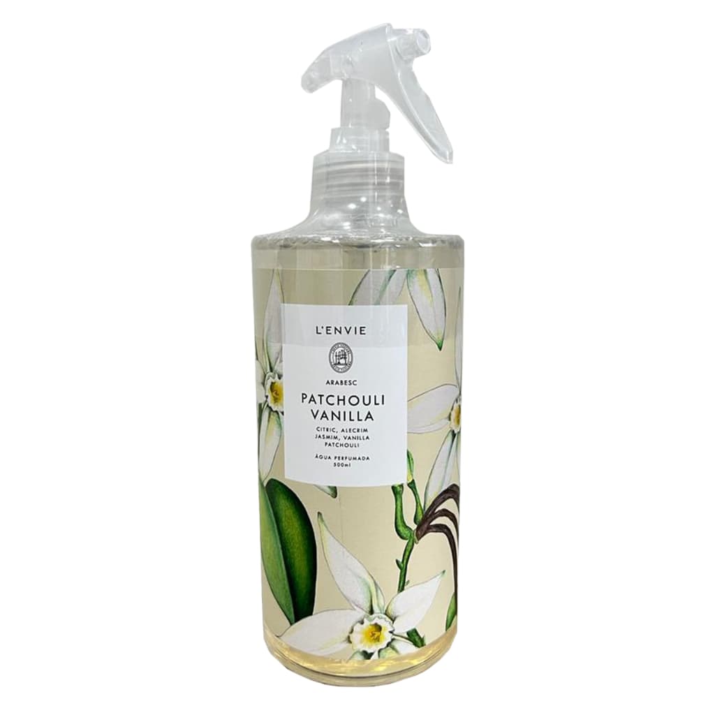 Água Perfumada Lenvie Patchouli Vanilla 500ml - Roupas e Tecidos