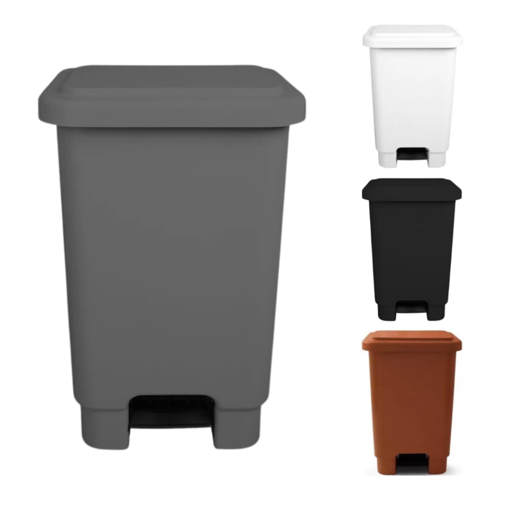 Lixeira 50 Litros com Pedal – Tampa com Vedação para Cozinha, Banheiro e Área de Serviço