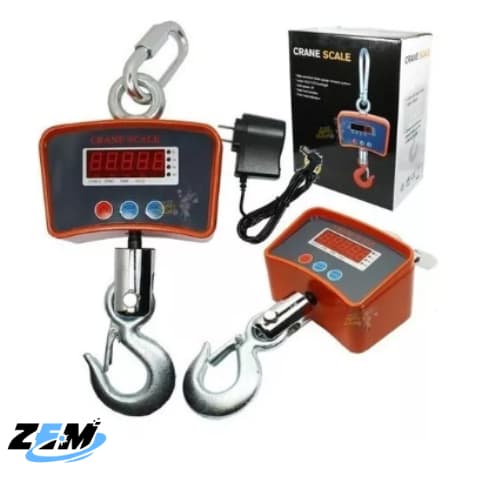 Balança Digital Suspensa De Gancho 1000kg Big Bag Tonelada