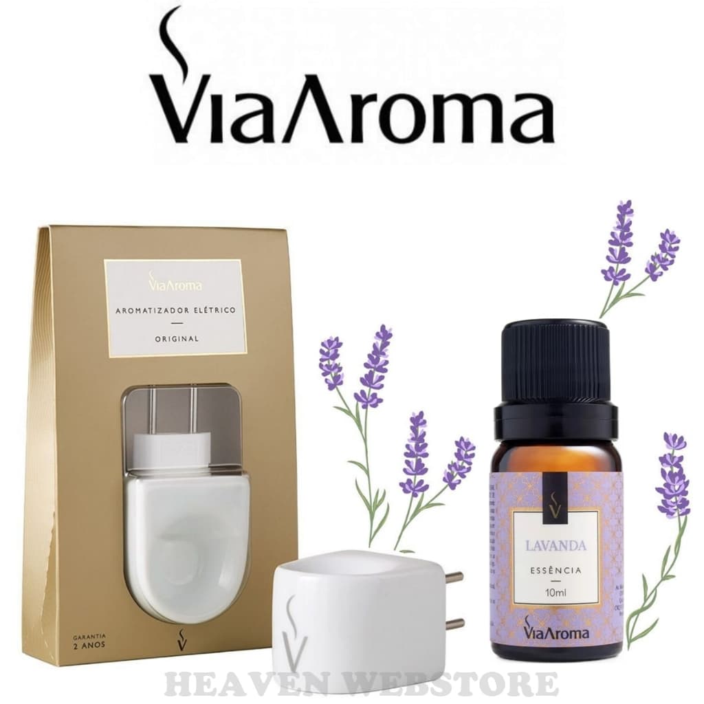 Aromatizador Via Aroma para Essência - Difusor Aromaterapia - Escolha Sua Opção