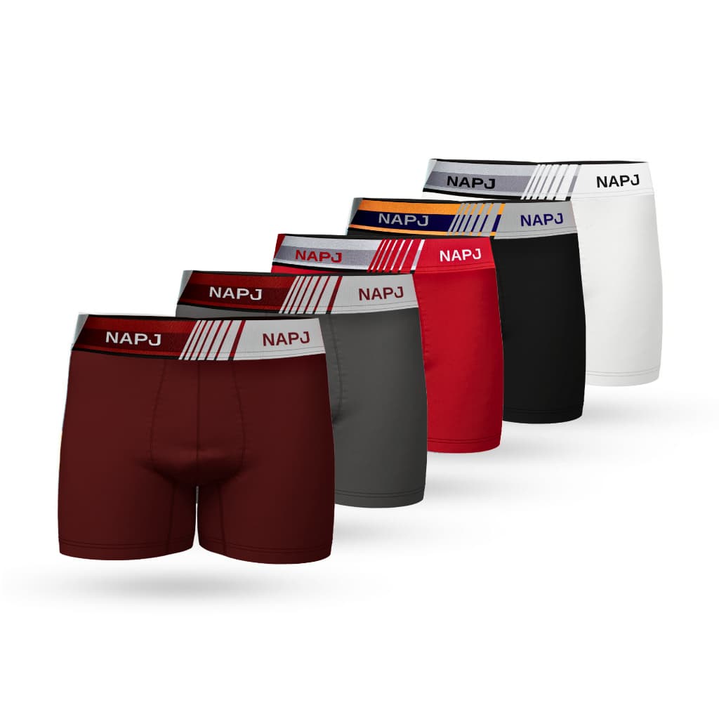 Kit 10 cueca masculino Boxer Microfibra adulto original forro em algodão NAPJ