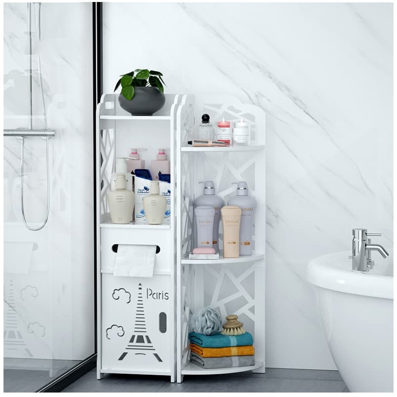 Armário de armazenamento para banheiro Prateleira à prova d'água para banheiro
