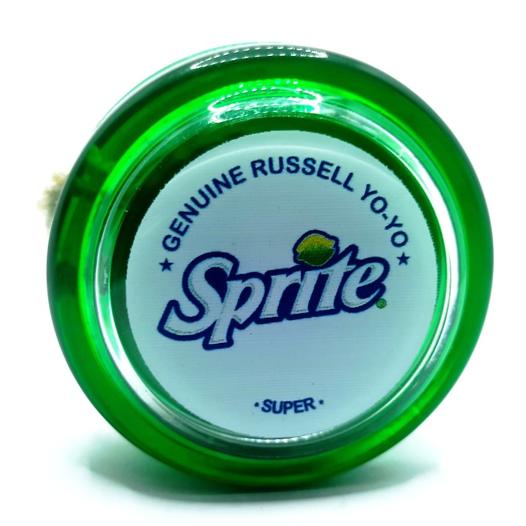 Lançamento YOYO Sprite da Coca-Cola Russel Profissional com eixo de madeira ioio Pró + 3 cordas de poliéster