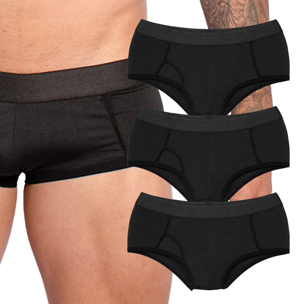 Kit 3 Cuecas Adulto Slip Masculina Lisa Cueca Microfibra Moda Underwear