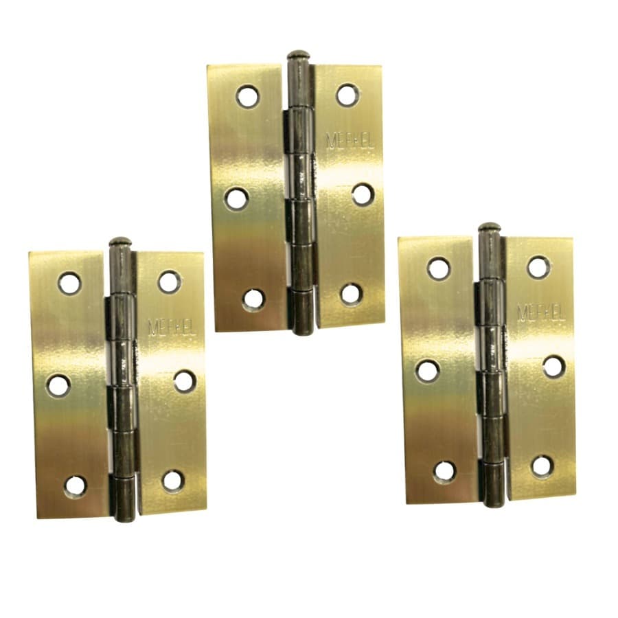 Kit de Dobradiça para Porta de Madeira com 3 unidades 3,5 polegadas Merkel