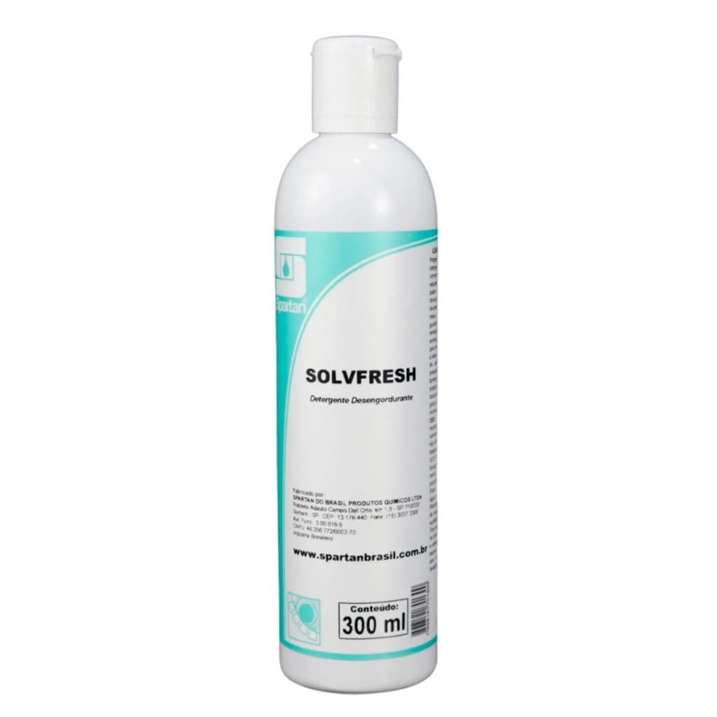 Detergente Desengordurante Para Tecidos Spartan Solvfresh - 300ml