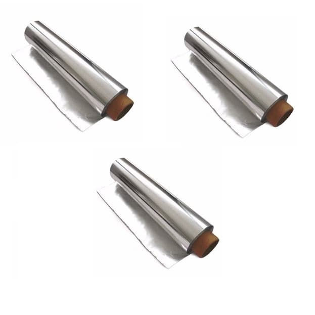 Kit 3 Rolos De Papel Alumínio 30 Cm X 100 Metros Promoção!!!