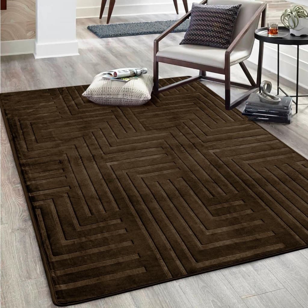 Tapete Quarto 2.00 X 1.40 Luxuoso Aveludado Tapete Sala