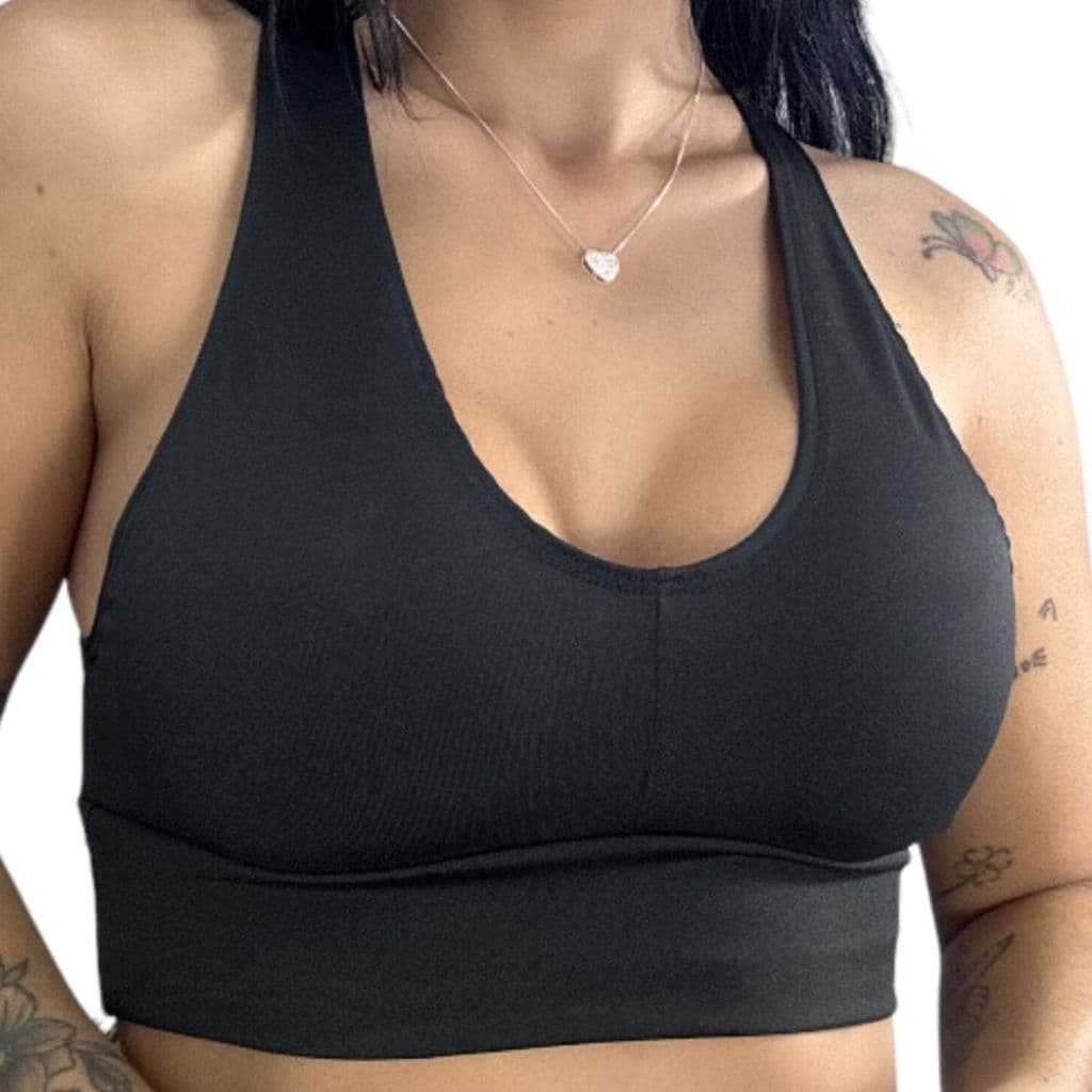 Kit 04 Top Suplex  Fitness Básico Cropped Feminino