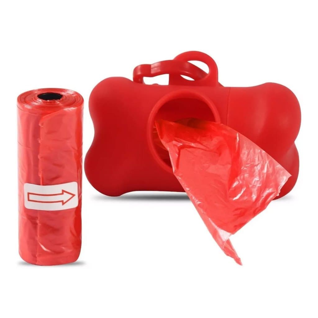 Cata caca saquinho coletor para Pet Ossinho com 2 refis