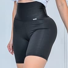 Bermuda Short Modelador Slim Cinta Alta Compressão Reduz Medidas Segunda Pele