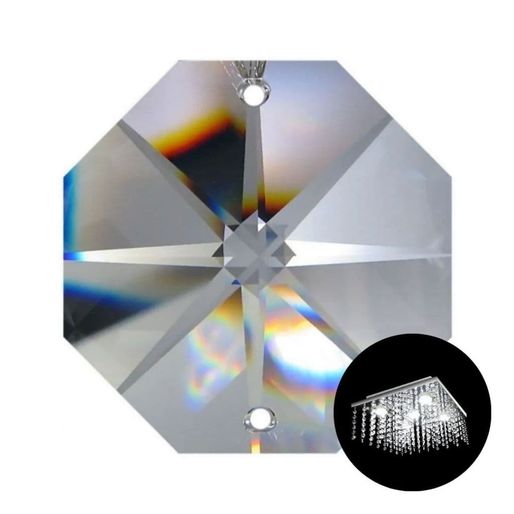 200 Castanhas De Cristal K9 14 MM para Lustres