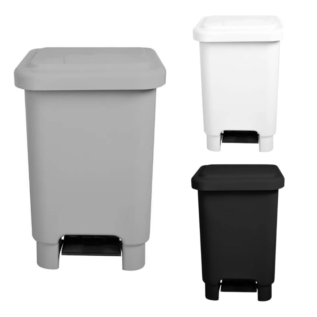 Lixeira 25L com Pedal – Cesto Resistente e Reforçado | Ideal para Cozinha, Banheiro, Casa