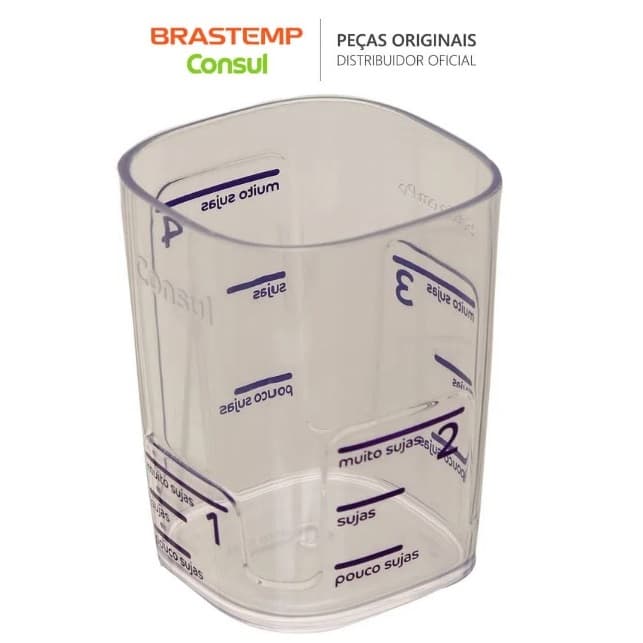 Copo Dosador de Sabão em Pó para Máquina de Lavar Consul W11206455 - Dosagem Precisa e Eficiente