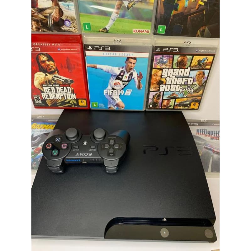 ps3 Playstation 3 slim 10 games , jogos originais