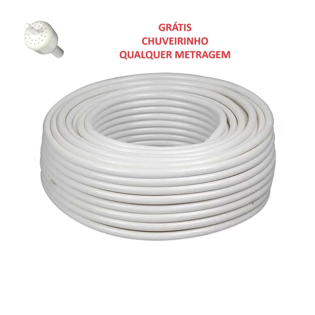 Mangueira Mangueirinha para chuveiro 2, 3, 5, 8, 10, 15, 20 Metros GRATIS CHUVEIRINHO