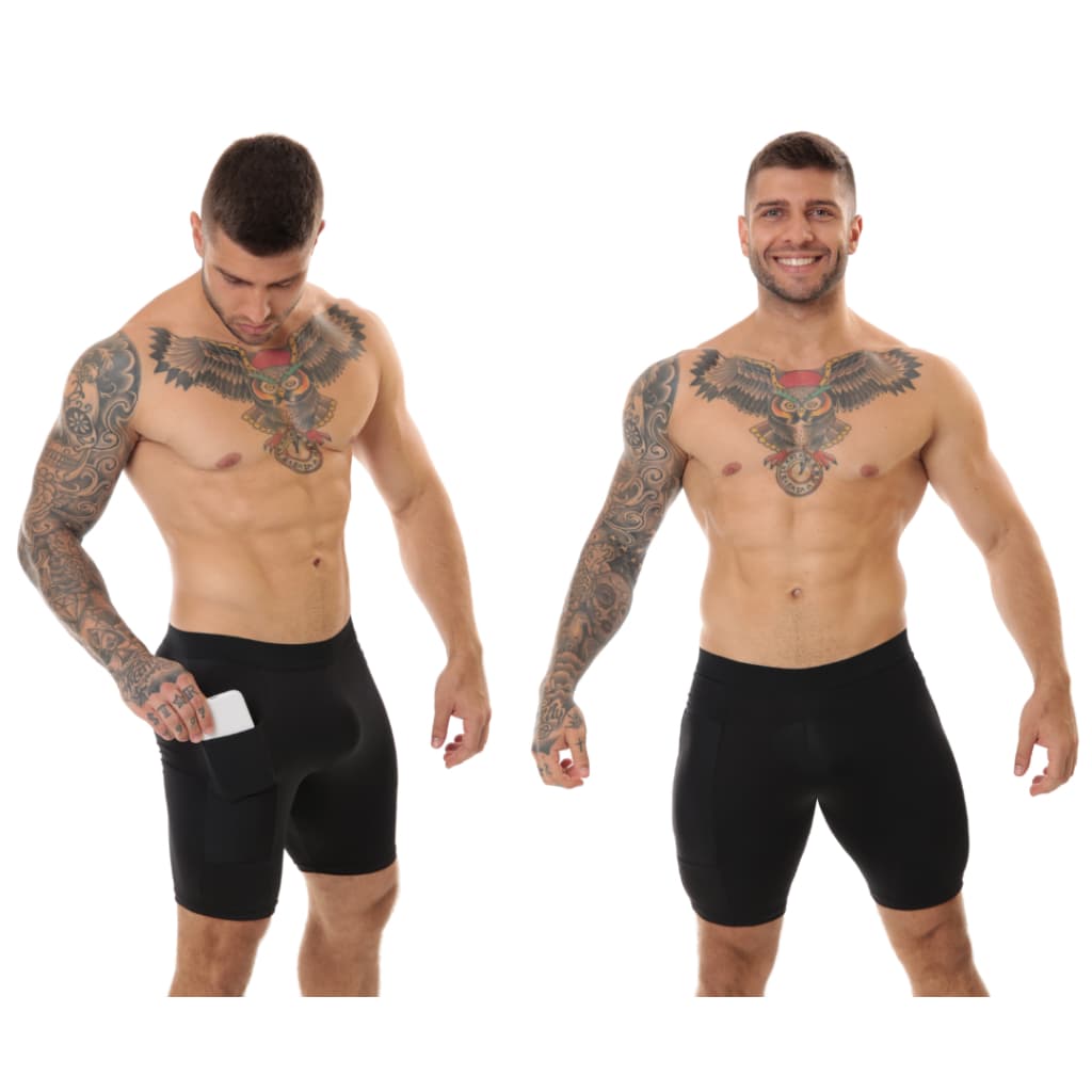 Kit 2 Bermudas Unissex Segunda Pele Térmica com Bolso