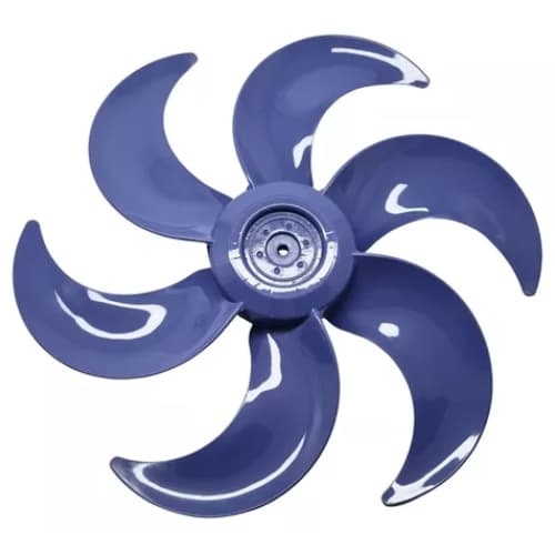 Hélice Para Ventiladores Mondial 40cm 6 Pás Original Cinza, Azul e Preto