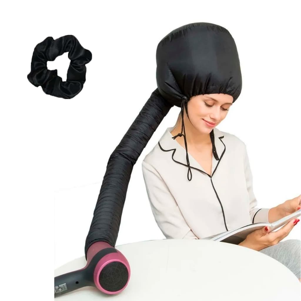 Touca difusora secadora anti frizz dupla face + brinde